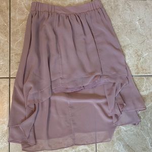 High-low skirt